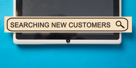 Searching New Customers. Business conceptの写真素材
