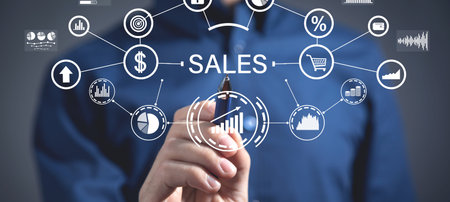 Concept of Increase Sales. Business. Financeの写真素材