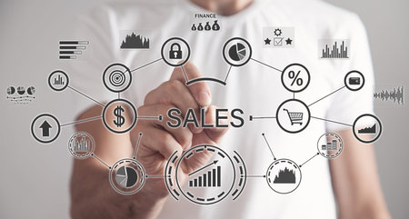 Concept of Increase Sales. Business. Financeの写真素材