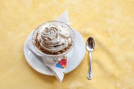 A cup of Chestnut pureeの写真素材