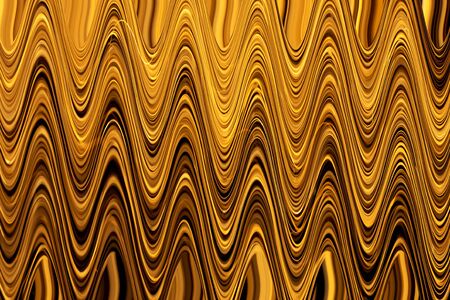 Gold wave abstract backgroundの写真素材