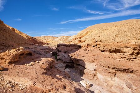 The Red Canyon tourist attraction in Israelの写真素材