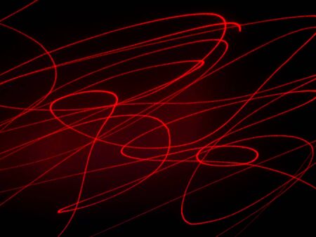 Red lines on a black background. hellish backgroundの写真素材