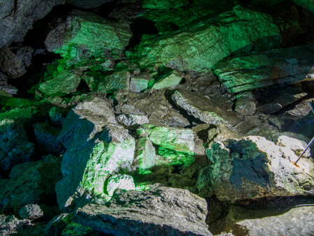 Kungur Ice Cave. One of the largest karst caves.