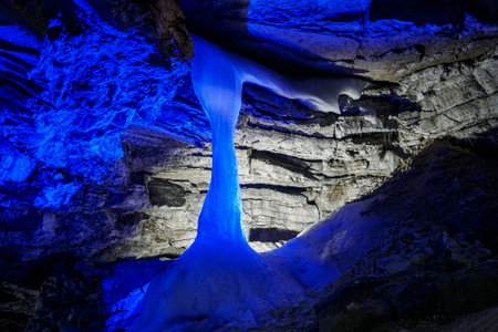Kungur Ice Cave.の写真素材