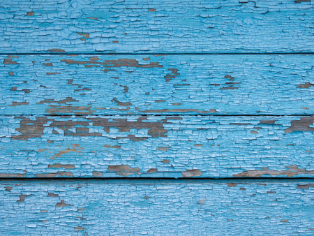 Old painted wood wall - texture or backgroundの写真素材