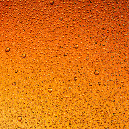 Water droplets on the glass with a colored background. Drops of water.の写真素材