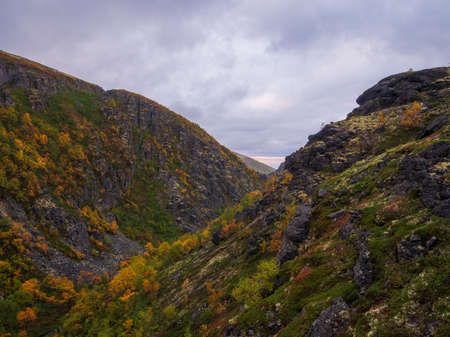 North Russia Khibiny mountains in autumn. Murmansk region. photoの写真素材