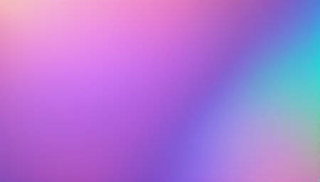A vibrant and smooth gradient of colors, creating a visually pleasing and abstract background. There is no distinct subject or object instead, it s characterized by the interplay of various colors. The center of the image has a soft glow that illuminates the color gradient and adds depth to the image.の素材