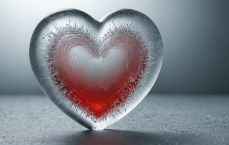 A heartshaped balloon filled with a red flower symbolizes love. The closeup shot captures the beautiful petal and electric blue font, making it a perfect gesture for a happy eventの素材