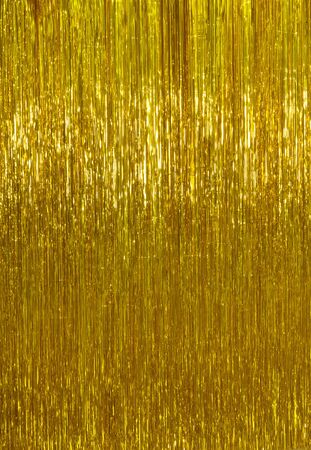 Bronze shimmer shiny golden Christmas lights backgroundの写真素材