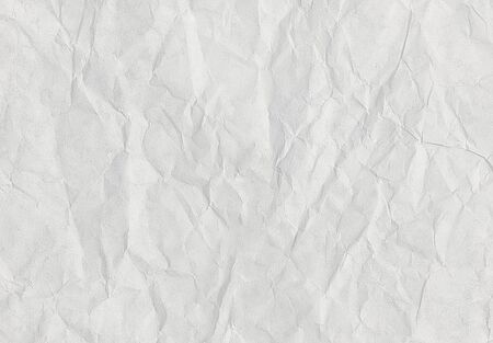 White crumpled paper for background imageの写真素材