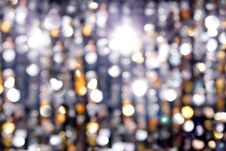 Abstract lights, flash circle, night cityの写真素材