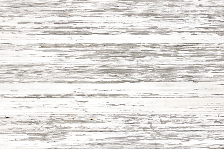 old board with peeling white paintの写真素材