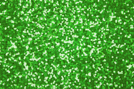 Sparkling green sequin textile backgroundの写真素材
