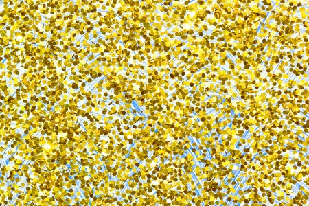blue background with gold sparklesの写真素材