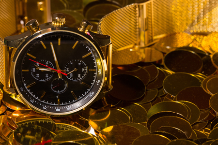 watches for men goldの写真素材