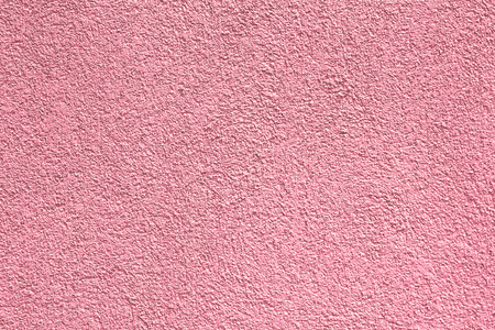 pink, rose textures of decorative facade plasters. Roseate, incarnadine color palette. Multi-colored exterior facing plasterの写真素材