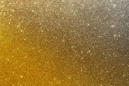 Background sequin, sequin background. - Fashion fabric glitter sequins. Sequins on fabric in bright yellow and gray colors.の写真素材