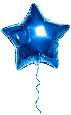 The blue balloon of the stars shine and shineの写真素材
