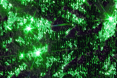 Green glitter background, shiny Green fabric with sequin, great background for your design