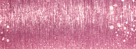 Festive tinsel glitters. Web banner, background for your designの写真素材