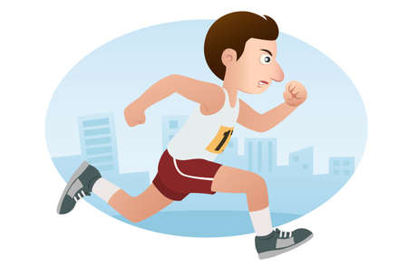 Marathonのイラスト素材
