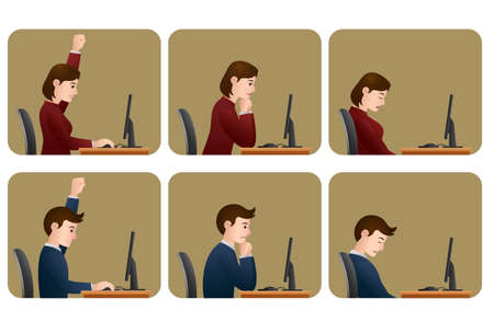 expression in the workplace のイラスト素材