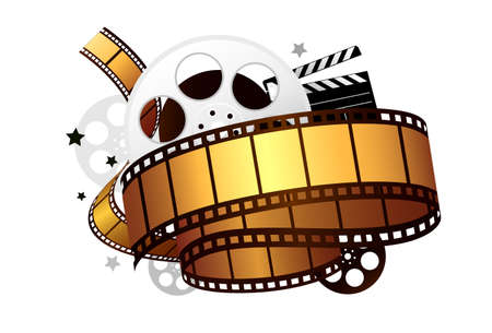 movie theme designのイラスト素材