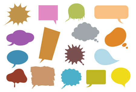 bubble speech setのイラスト素材