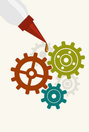 gearsのイラスト素材