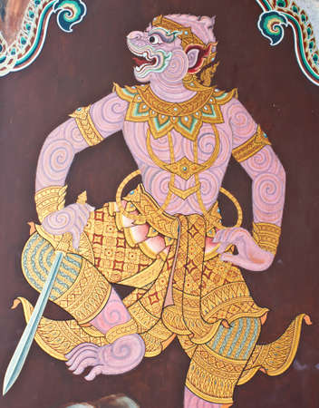 Mural in Wat Phra Kaew