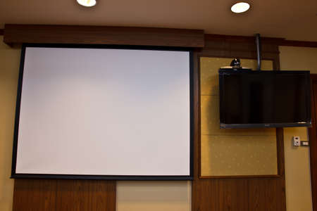 Projector screenの写真素材