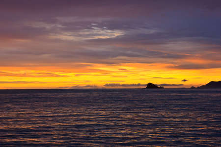 Sunset at Koh Chang Thailandの写真素材