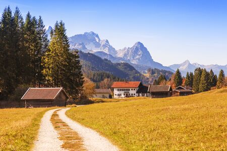 Garmisch Partenkirchen, Bayern, Germanyの写真素材