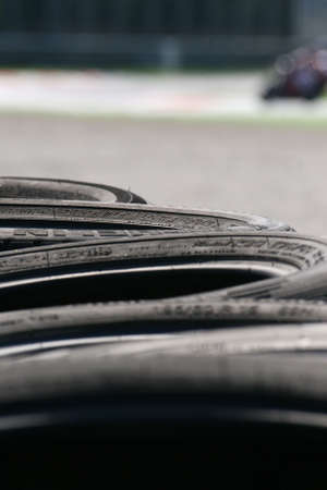 security track tyresの写真素材