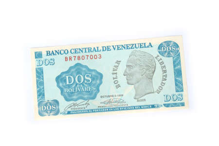 money from the world collection: banco central venenzuelaの写真素材