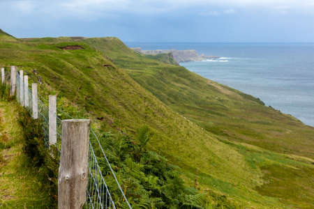 Kilt Rock Seascape, Isle of Skye, Scotlandの写真素材