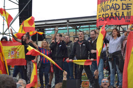 protests in Catalonia. Referendum for indipendence. Barcelona 2017のeditorial素材