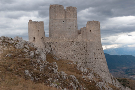Rocca Calascio in Abruzzo Italyのeditorial素材