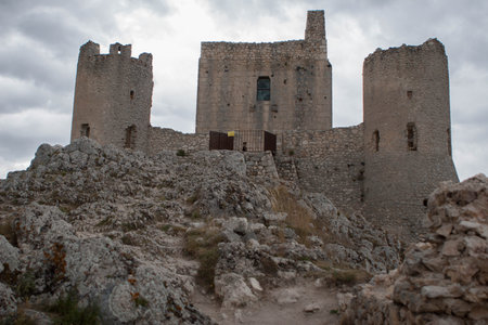 Rocca Calascio in Abruzzo Italyのeditorial素材