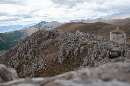 Rocca Calascio in Abruzzo Italyのeditorial素材