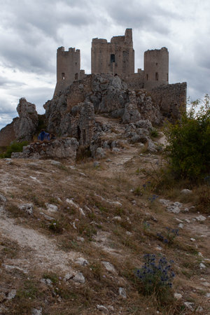 Rocca Calascio in Abruzzo Italyのeditorial素材