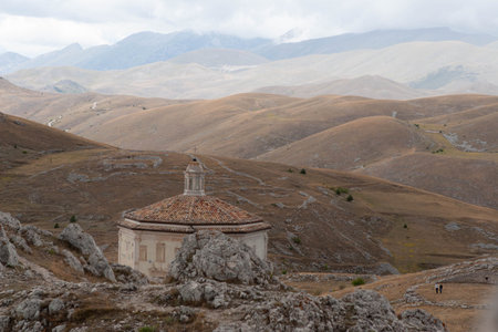 Rocca Calascio in Abruzzo Italyのeditorial素材