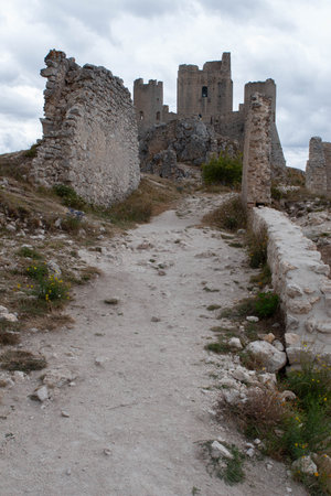 Rocca Calascio in Abruzzo Italyのeditorial素材