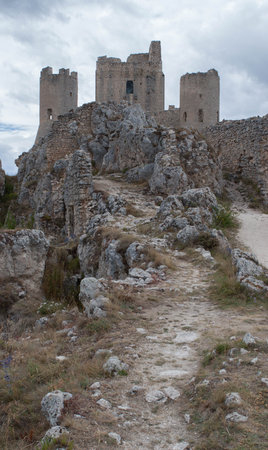 Rocca Calascio in Abruzzo Italyのeditorial素材