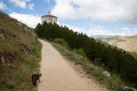 Rocca Calascio shot during the dayのeditorial素材