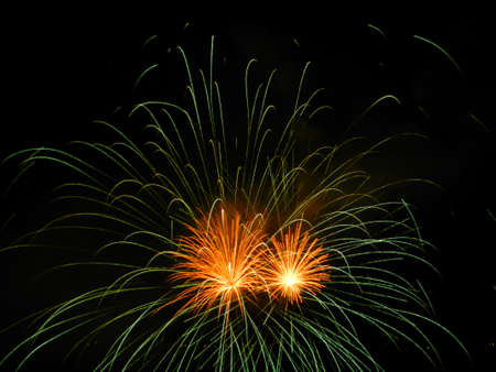 Isolated Fireworks in Venice - Italyの写真素材