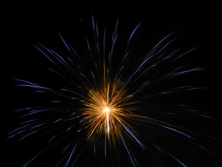 Isolated Fireworks in Venice - Italyの写真素材
