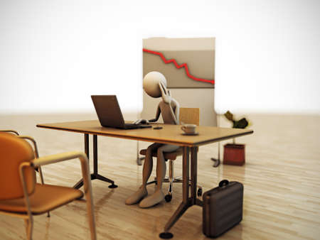 business man in the officeの写真素材